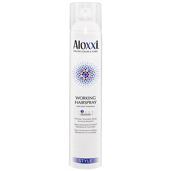 Aloxxi Working Hairspray Protect From Heat Styling Anti Humidity Fresh Floral Green Citrus Long Lasting Flexible Hold BTC Product Announcement