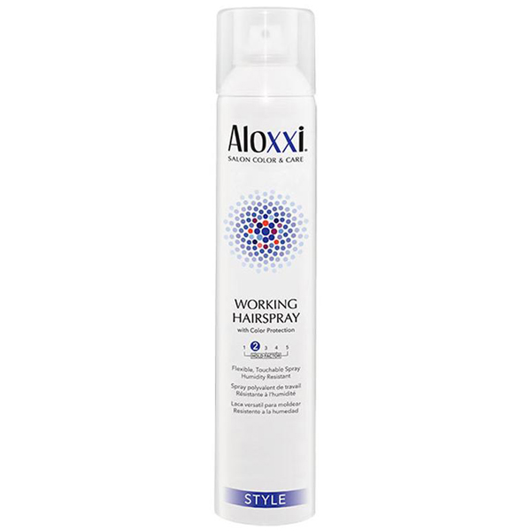 Aloxxi Working Hairspray Protect From Heat Styling Anti Humidity Fresh Floral Green Citrus Long Lasting Flexible Hold BTC Product Announcement
