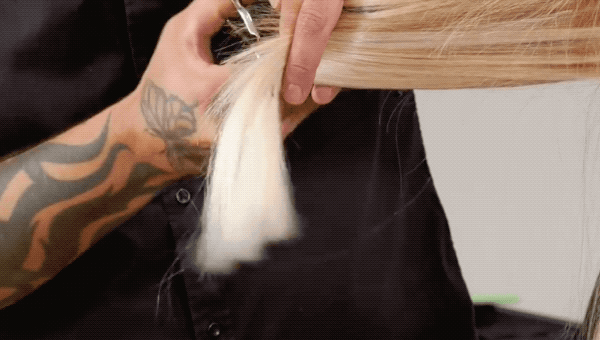 ARC Scissors Matt Swinney @matt.swinney 3 Extension Cutting Tips For Seamless Blends Undetectable Finish Extensions Haircut