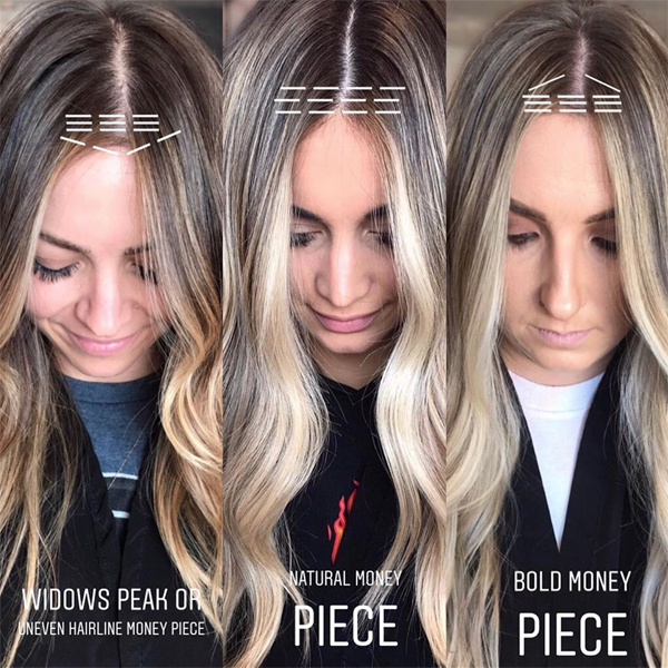 Carly Zanoni @the.blonde.chronicles 3 Ways To Paint A Money Piece How To Approach Money Pieces Different Ways Blonding Blondes Dimension Depth Natural Bold Widows Peak Hairline Face Framing Blonde