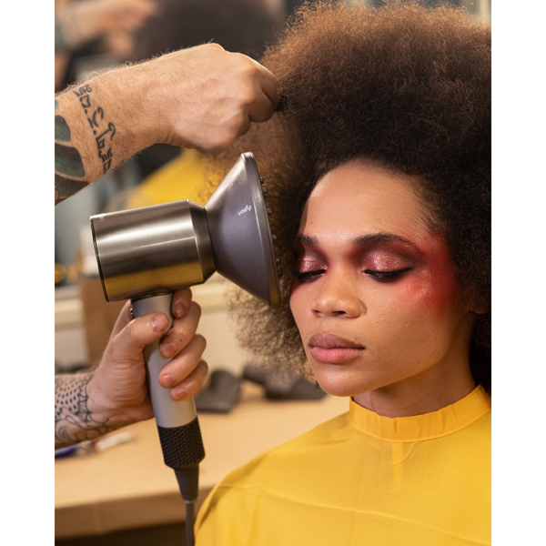 dyson supersonic professional hair dryer backstage at nyfw