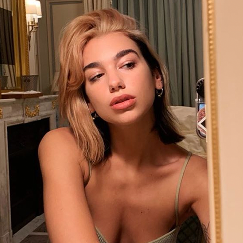 Dua Lipa New Blonde Hair Transformation Warm Blonde Color Formulas How To Brunette Two Toned 90s
