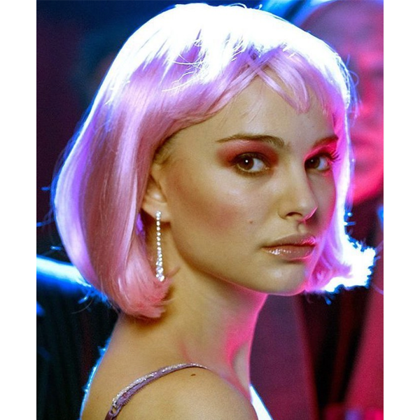 Halloween Costume Ideas 2019 Hair and Makeup Closer Natalie Portman Pink Wig