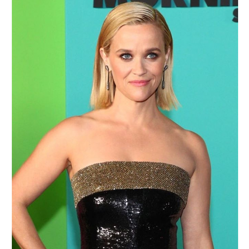Reese Witherspoon's Lob Haircut + Deep Side Part 