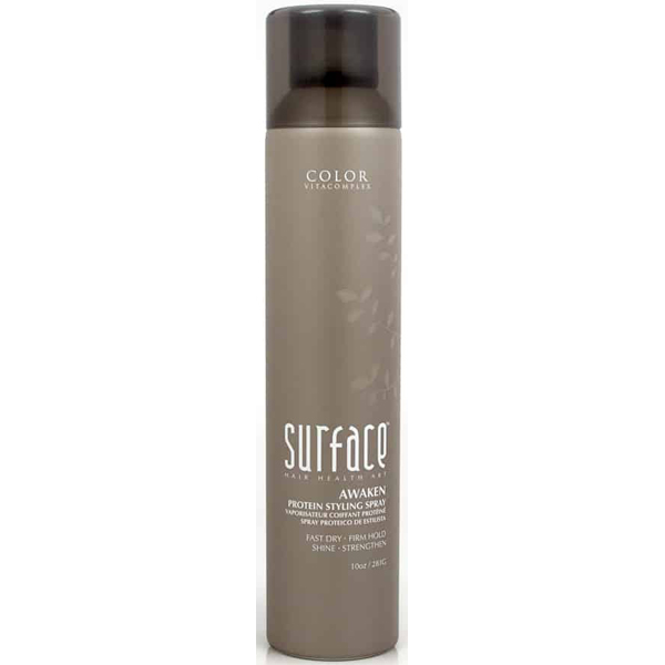 Surface Hair Health Awaken Protein Styling Spray Thicken Fast Dry Firm Hold Shine Strengthen Rejuvenate Revitalize