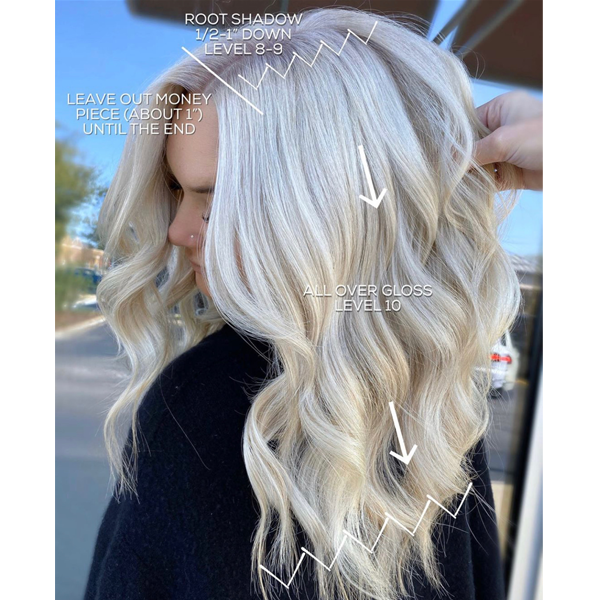 Blondes Root Shadow and Toning Color Formulas How To Formulate Schwarzkopf Professional true beautiful honest permanent hair color Tips @hairbychrissydanielle