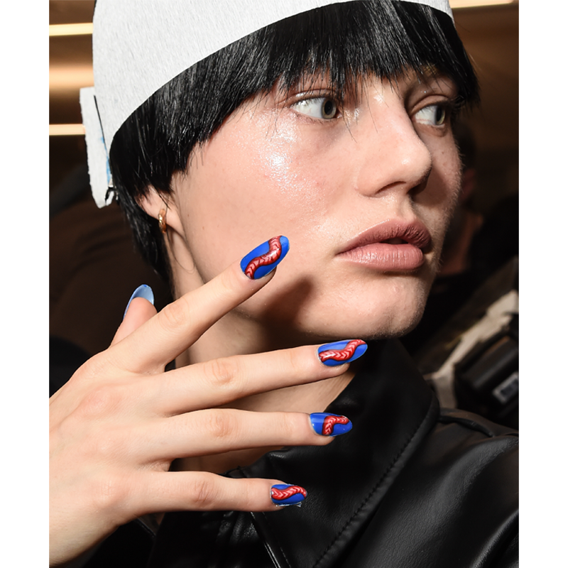 New York Fashion Week AW20 Nail Trends Manicures Nail Art Design Negative Space Cuticle Details