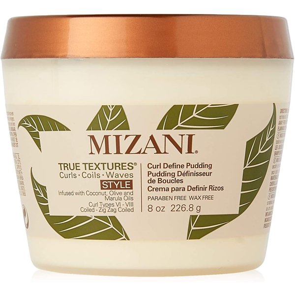 MIZANI True Textures Curl Define Pudding Moisturizing Styler For Elongating Curls and Tight Coils Frizz Fighting Lightweight
