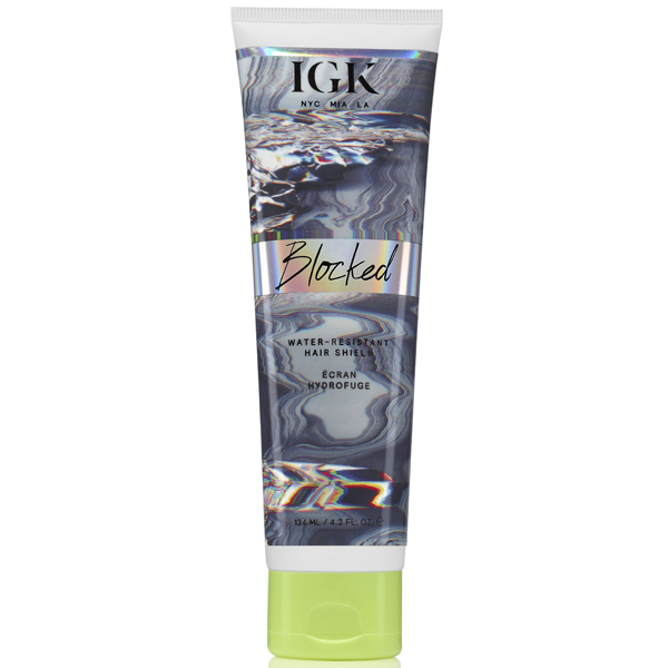 IGK Hair Blocked Water Resistant Hair Shield Protect Wet Hair Prevent Damage Color Fading UV Protection