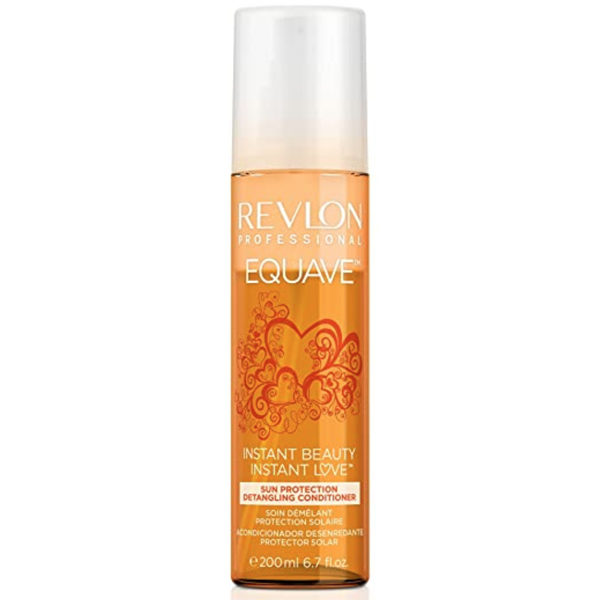 Revlon Professional EQUAVE Sun Protection Detangling Conditioner Leave In For Sun Damaged Hair Detangles Moisturizes Revives