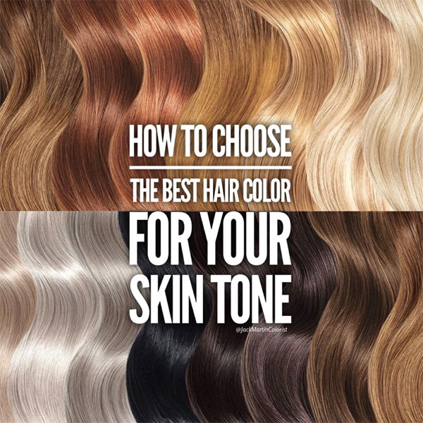 How To Choose The Best Haircolor For Skin Tone