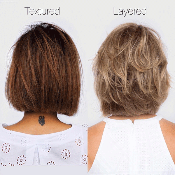 Textured Vs. Layered Bob: Read This To Learn The Difference! -  