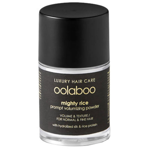 Oolaboo Mighty Rice Volumizing Powder Adds Texture Volume At The Roots