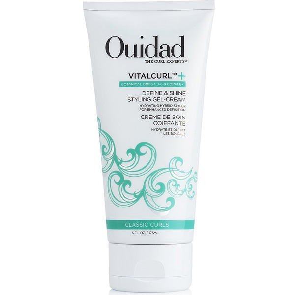 Ouidad VitaCurl+ Define & Shine Styling Gel-Cream Hydrating Hybrid Enhanced Definition Lightweight Curls Curly Hair