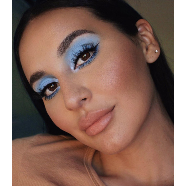 Fall 2020 Makeup Trends Eyeshadow Eyeliner Liner Lips Lipstick Blush Glowy Skin Fluffy Brows