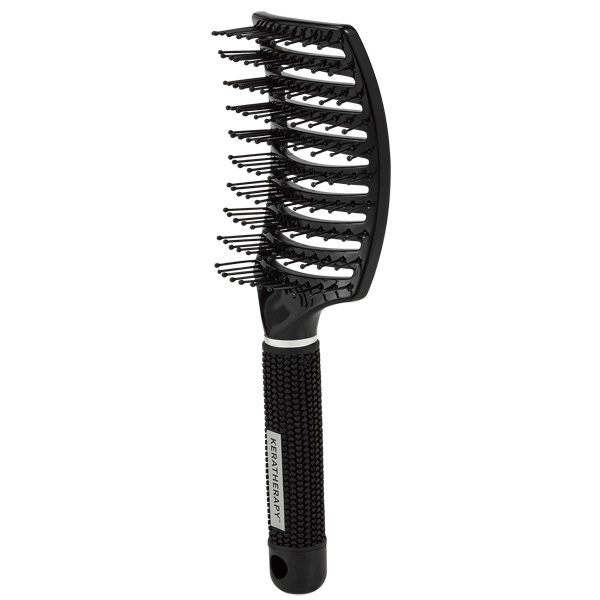 Keratherapy Curved Vent Brush Conforms To The Head Wide Vents Increased Air Flow Heat Resistant Non Slip Grip