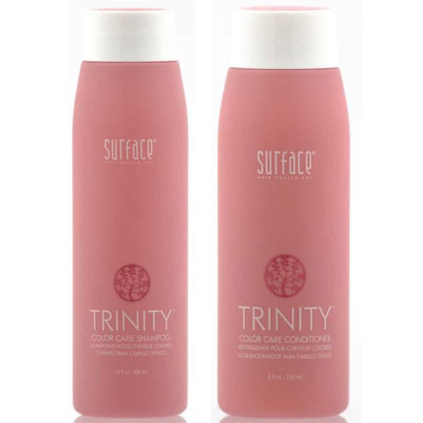 Surface Trinity Color Care Shampoo Conditioner Cleanse Repair Strengthen Detangle Shine Volume