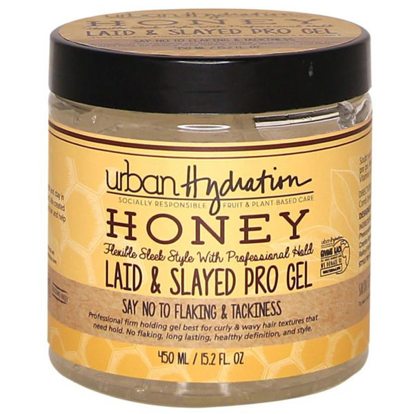 Urban Hydration Honey Health & Repair Pro Gel Extra Hold Long Lasting Definition Shine Without Crunchiness Weightless Bouncy Frizz Control Enhance Shine