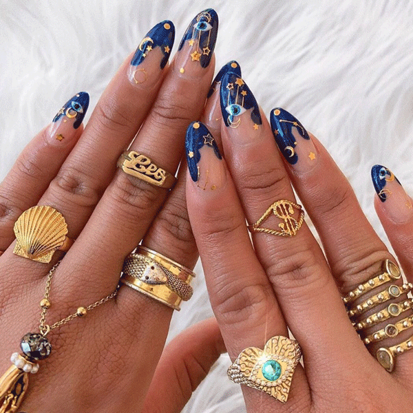 7 Evil Eye Nail Art Designs For Avoiding Bad Karma