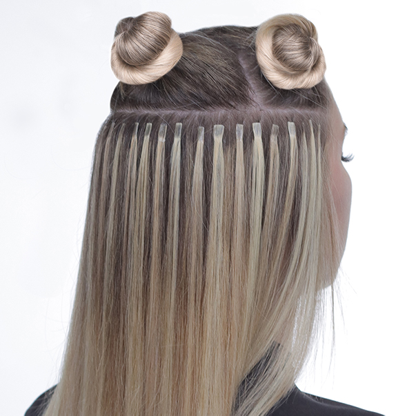 visible hair extensions