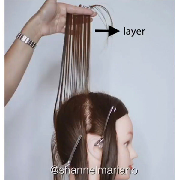 how to cut long layers on every client cutting tips