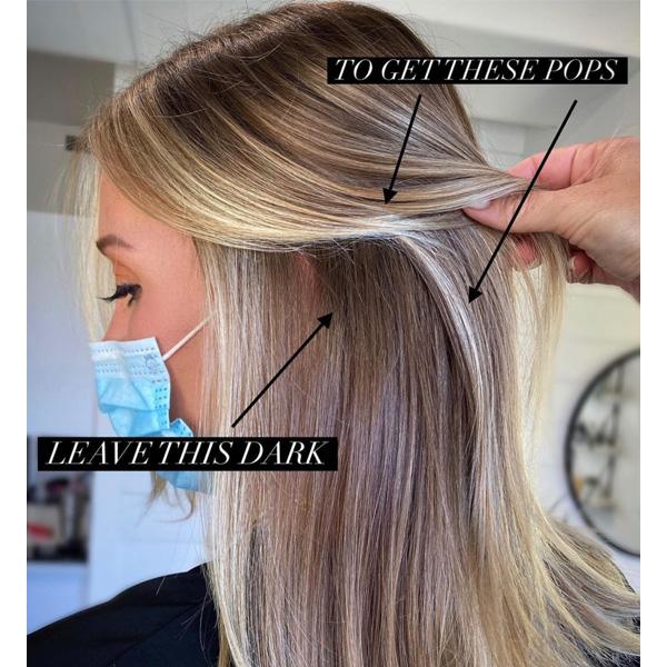 foil tips placement prevent slipping partial highlight @the.blonde.chronicles