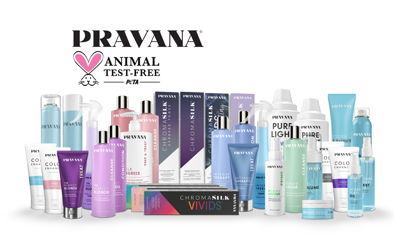 PRAVANA Peta Certified Animal Test Free Beauty Without Bunnies Program