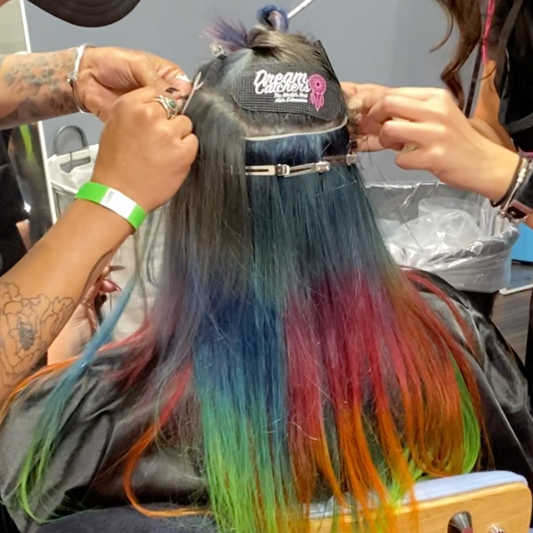 hybrid hair extensions installation tips wefts k-tips dreamcatchers common mistakes and solutions