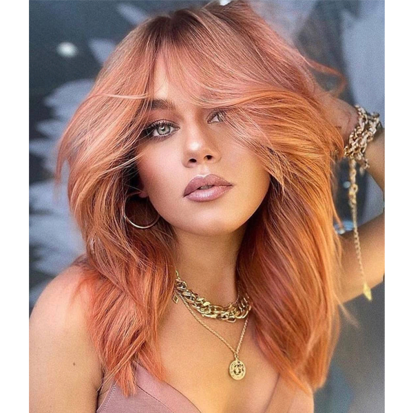 2021 biggest hair color trends summer blondes dip dye colorful y2k streaks bronze balayage