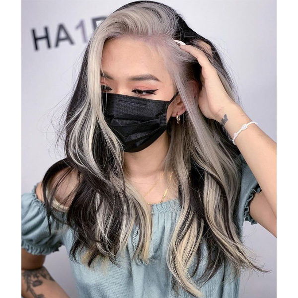 fall 2021 hair color trends money piece