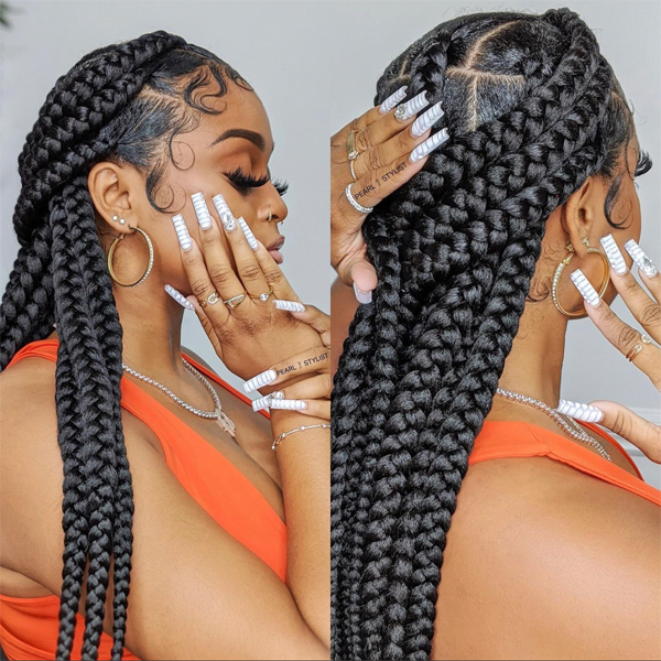 JUMBO KNOTLESS BRAIDS WHAT THEY ARE AND HOW TO DO THEM PEARLTHESTYLIST_