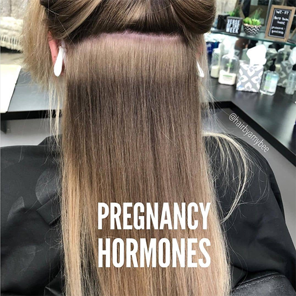 pregnancy-hormones-hair-changes