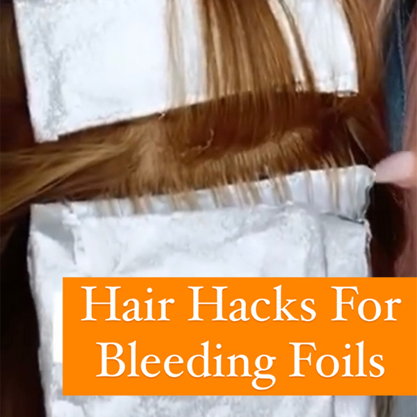 HAIR HACKS FOR BLEEDING FOILS AVOID SLIPPING FOILS HOW TO PRICE BLONDING @OMGARTISTRY OLIVIA SMALLEY JOICO