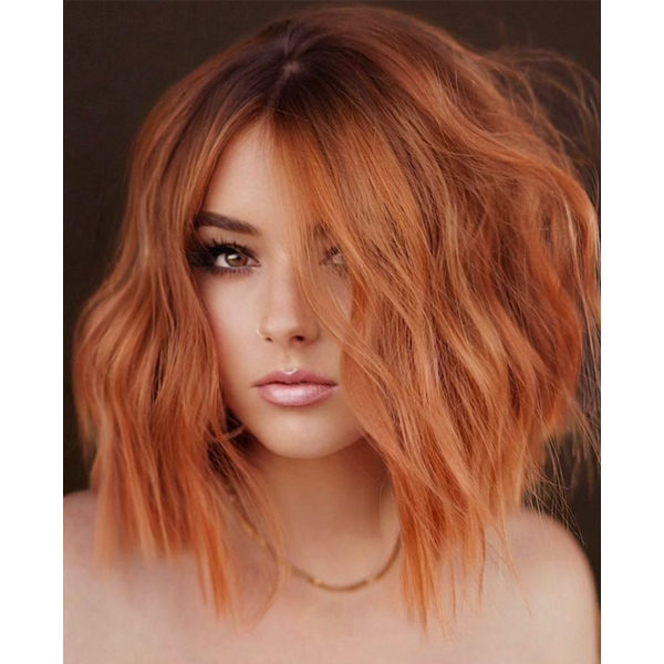 winter 2021 hair color trends copper bob hair color ginger