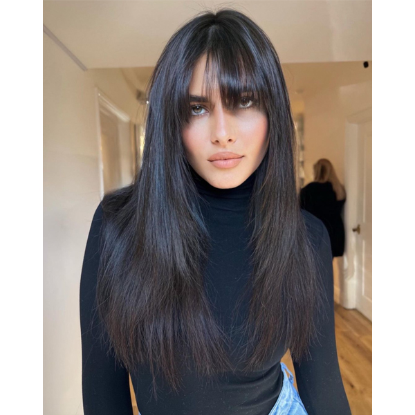 40 Trendy Haircuts For Women To Try in 2022 : Long Hair 90s Vibes