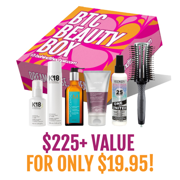 btc beauty box subscription box for professional hairstylists behindthechair