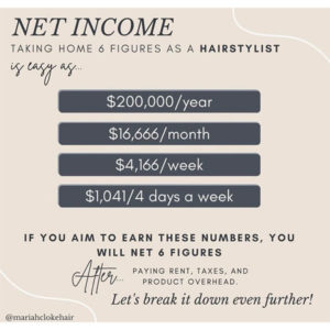 Here's How to Take Home 6 Figures as a Hairstylist