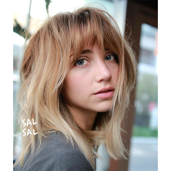 fall haircut trends 2022 midlength layered it girl hair