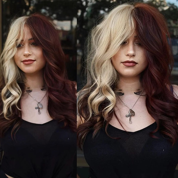 chocolate cherry red hair color