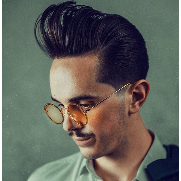 pompadour-haircut-men-poofy-hairstyles