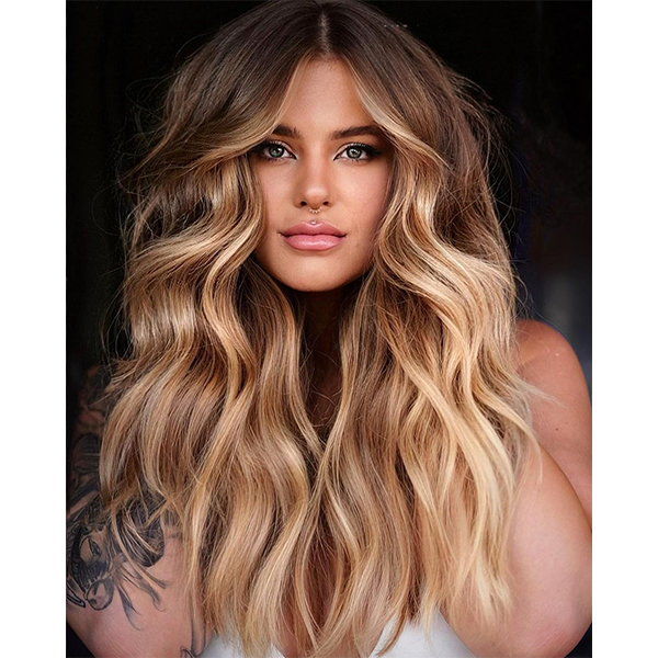 warm honey blonde teddy bear bronde trend trending hair color tutorial how to steps hairbymickk the craft collective