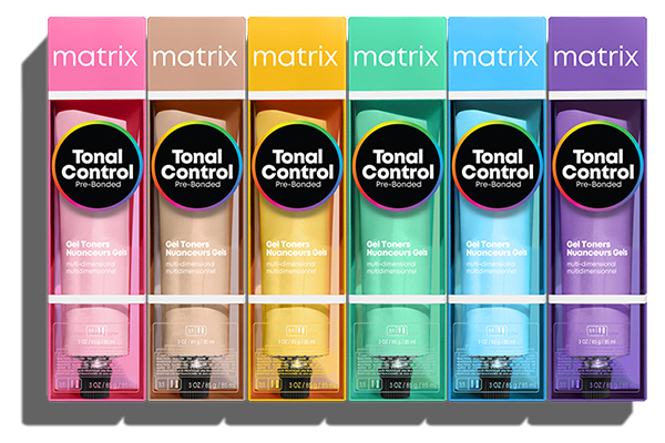 tonal control matrix acidic pre-bonded gel cream toners new real time visual processing