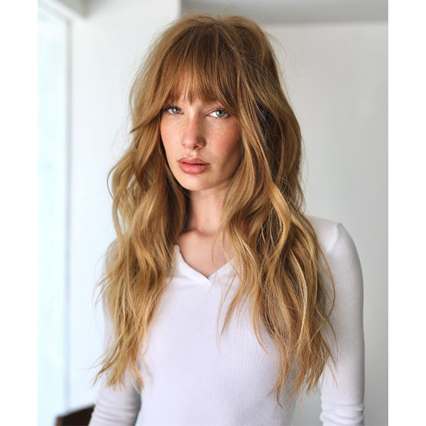 summer spring biggest haircut salon trends 2023 how to midlength layers long bangs shag long