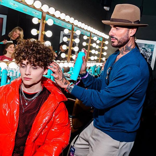 moroccanoil eurovision 2023 winners hair backstage liverpool essential products hair trends