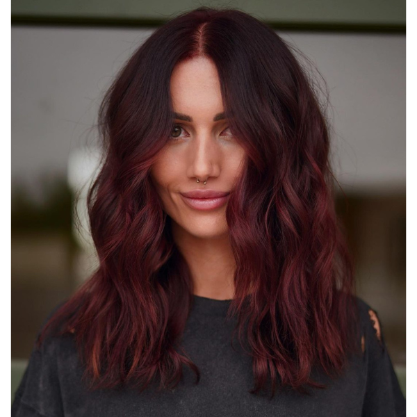 Deep Cherry Hair Color - Behindthechair.com