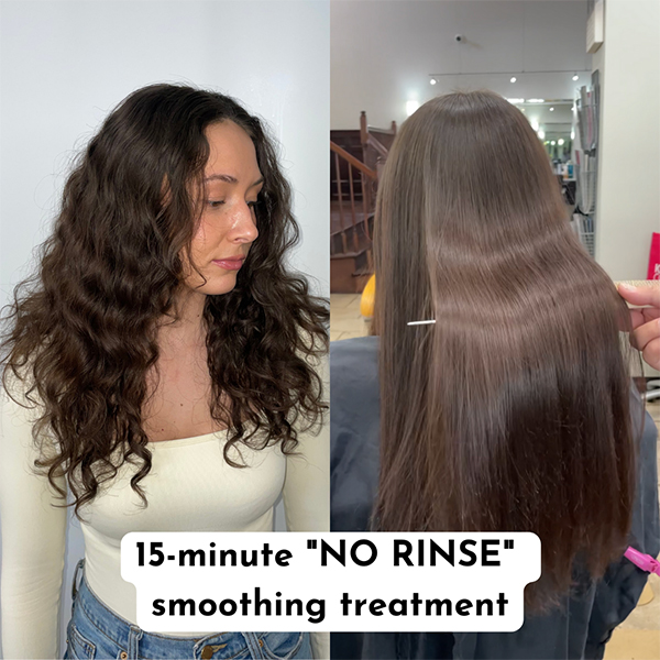 Short Hair Smoothing Transformation  Frizzy Free Hair with smoothing 