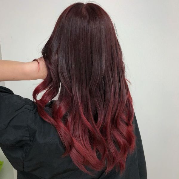 Deep Cherry Hair Color - Behindthechair.com