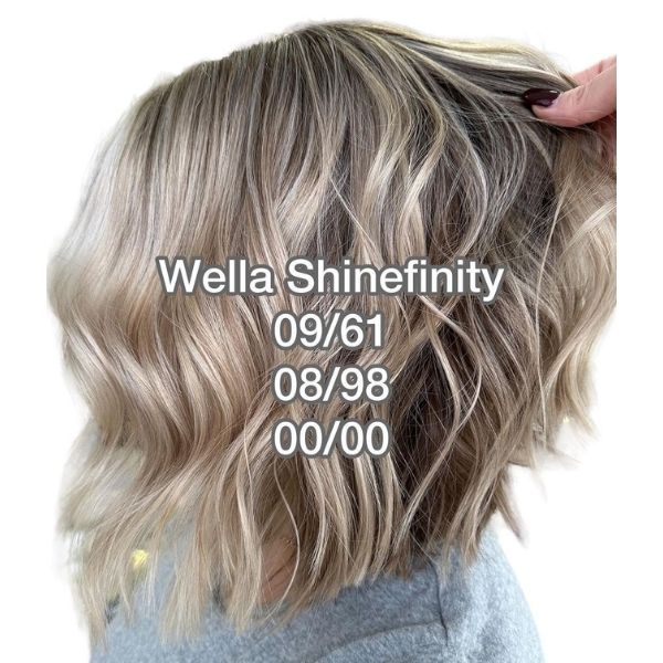 pearly icy blonde formula haircolor color inspiration clear gloss tips ways to use in the salon shinefinity wella professionals formulas