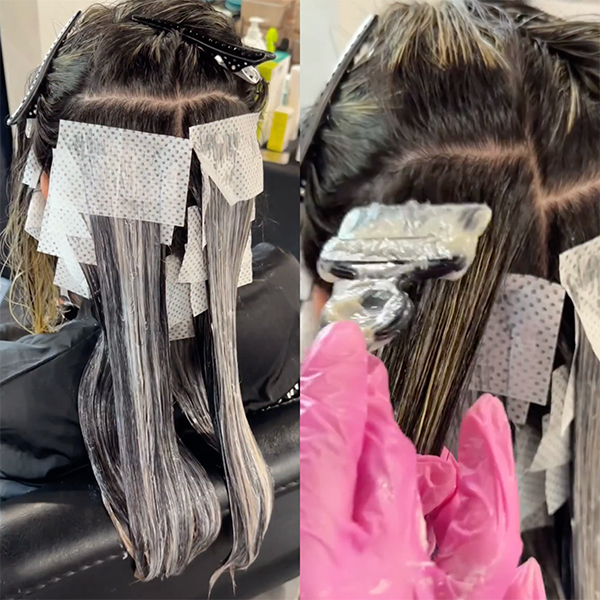 Hybrid Toning Soft Base Break Natural Base Shift Instead of Shadow Root with Ashlee Norman @ashleenormanhair using tbh - true beautiful honest permanent hair color