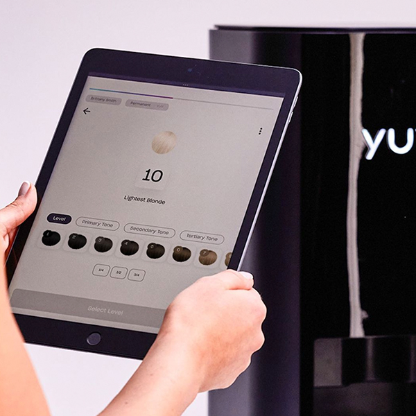 IS YOUR SALON OR SUITE WASTING HAIR COLOR? Reduce color waste and costs up to 35 percent with the yuv color lab to dispense color and only pay for what you use